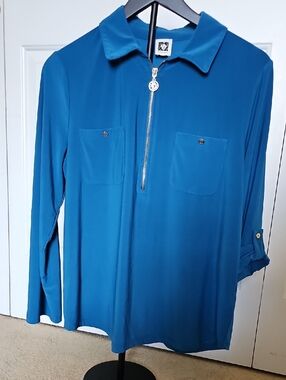 EUC Anne Klein Blouse Size Large